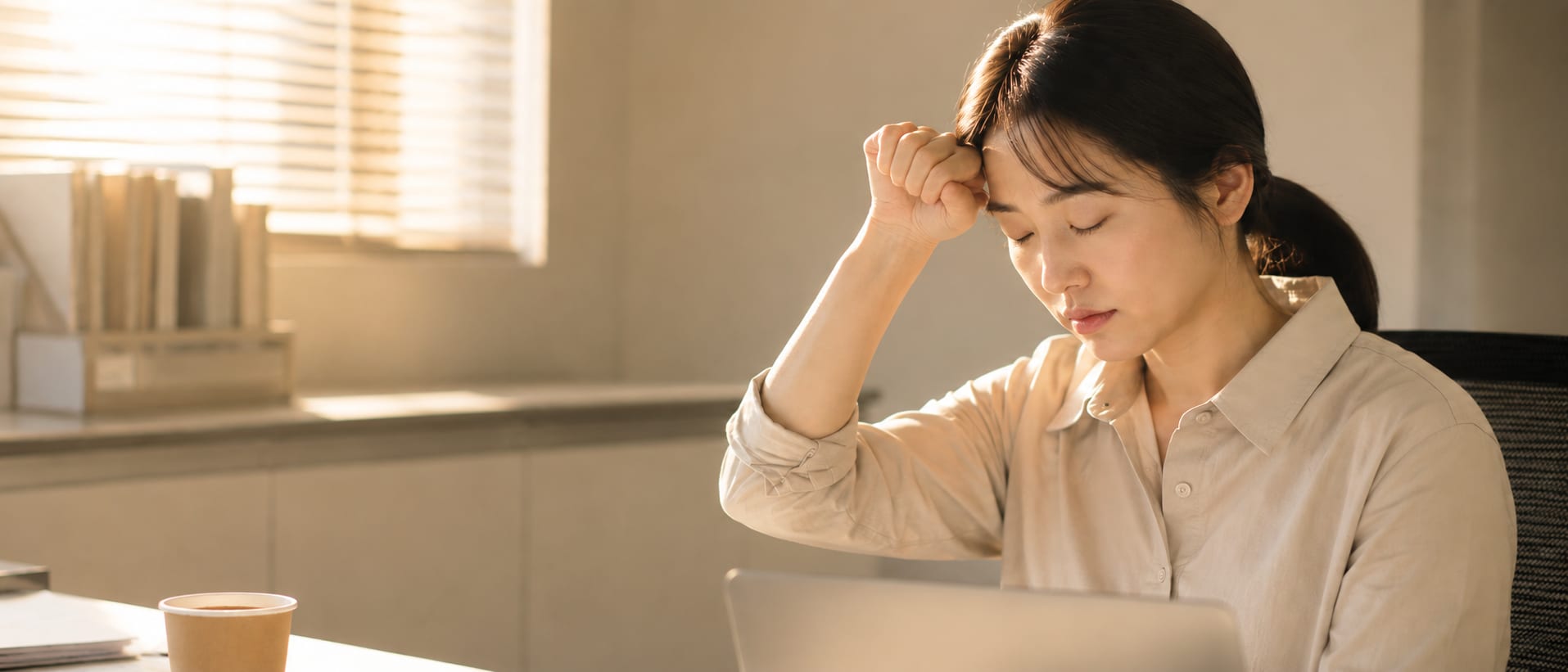 일하다 잠시 멈춘 사람 — 두통 클리닉